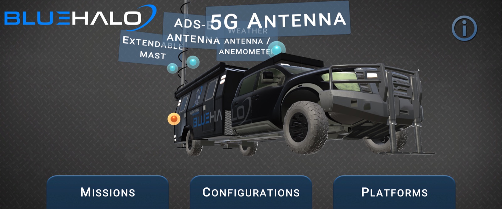 The Unity prototype's interface